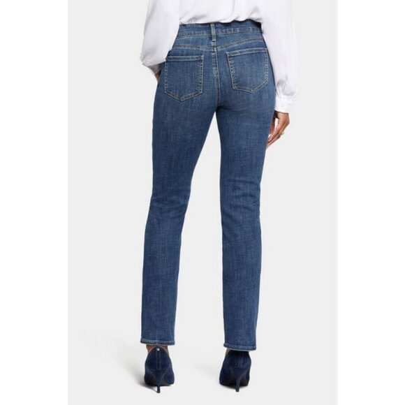 💕NYDJ💕 Marilyn Straight Leg Jeans ~ Marcel Blue 12 NWT - Picture 6 of 16